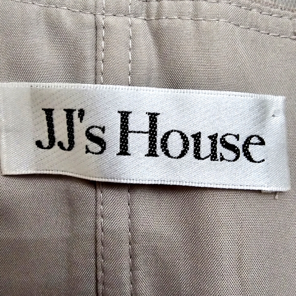 Nwt JJs House Taupe Floral Embroidered Lace Illusion Neckline Mother/Bri… - Picture 4 of 17